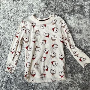 Toddler boys bear long sleeve tshirt